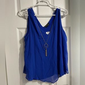 Thalia Sodi Sleeveless Top with detachable necklace